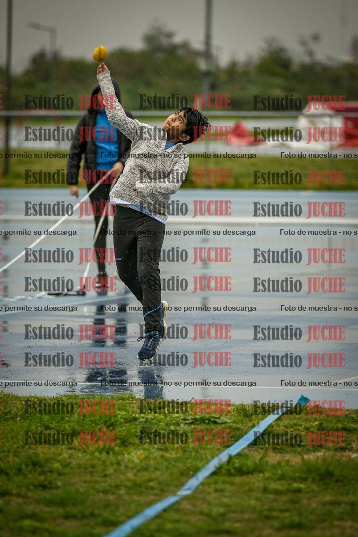 Fotos del lanzamiento de pelotita de varones - U12