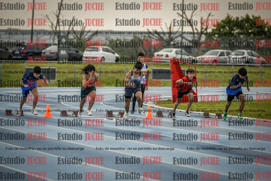 Fotos de los 80 m llanos de varones