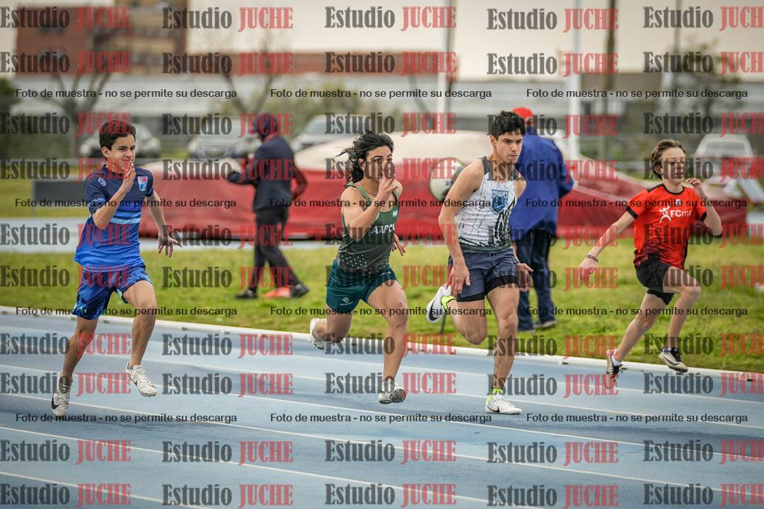 Fotos de los 80 m llanos de varones