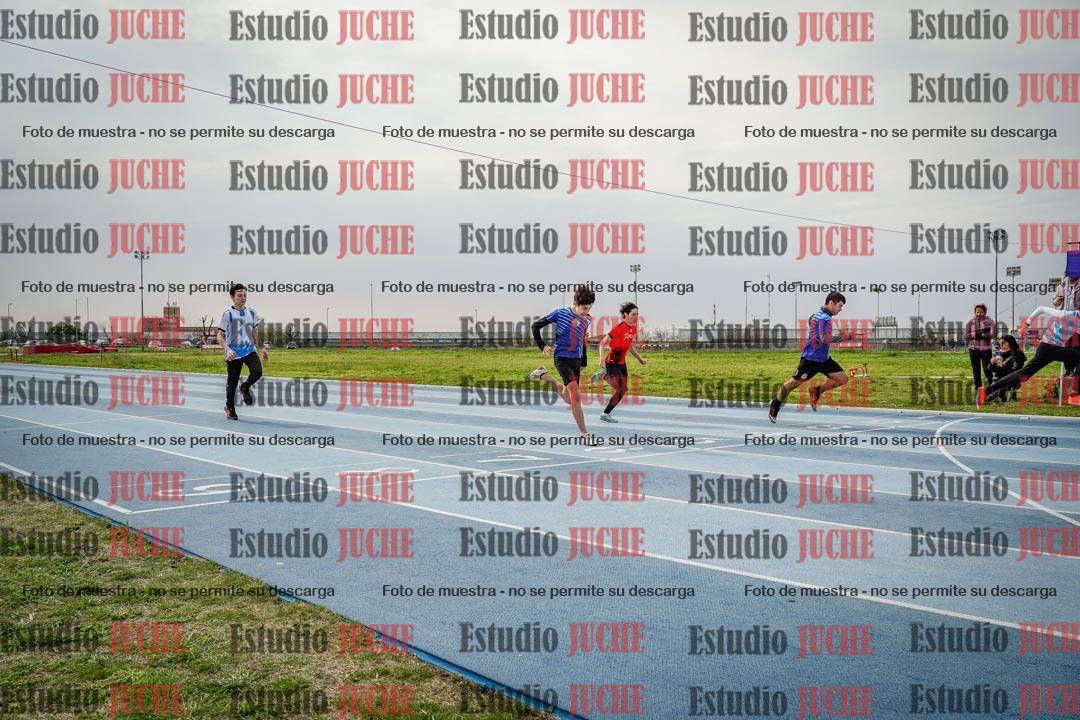 Fotos de los 80 m llanos de varones