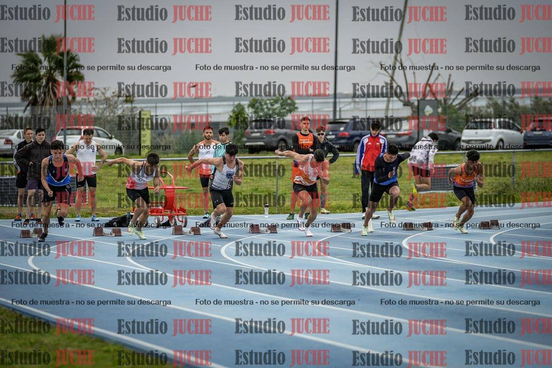 Fotos de los 100 m llanos de varones