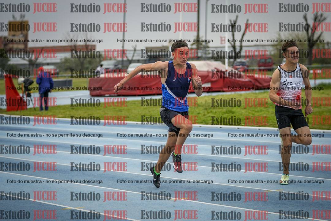 Fotos de los 100 m llanos de varones