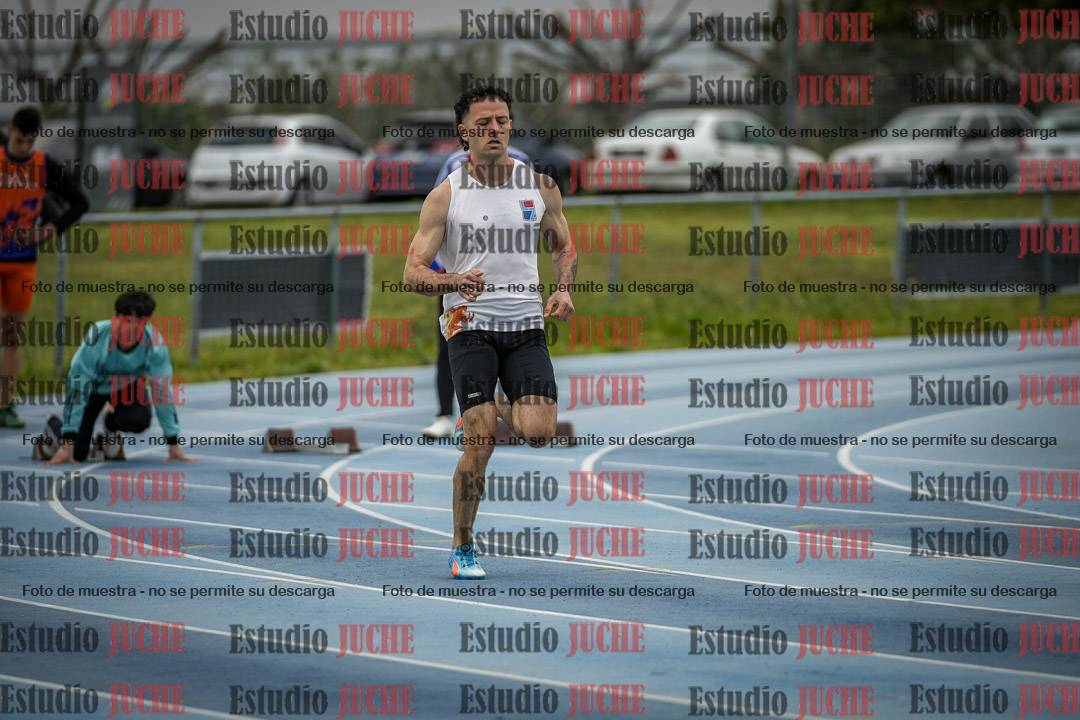 Fotos de los 100 m llanos de varones