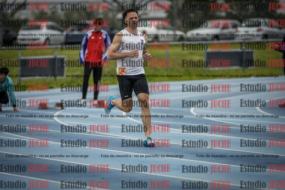 Fotos de los 100 m llanos de varones