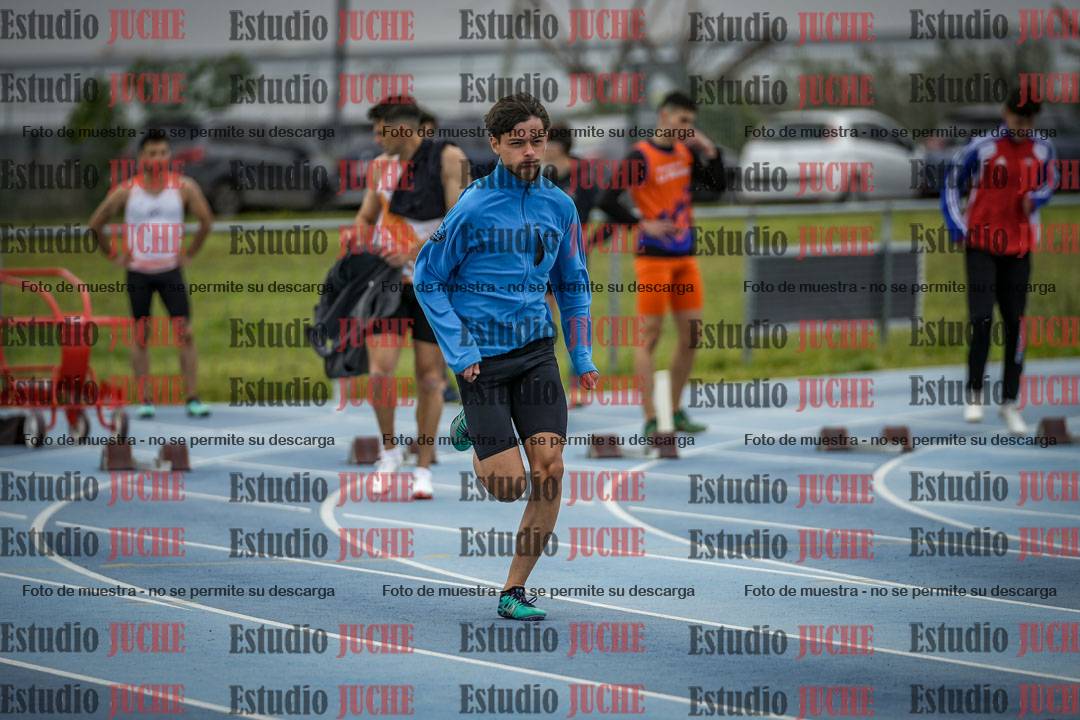 Fotos de los 100 m llanos de varones