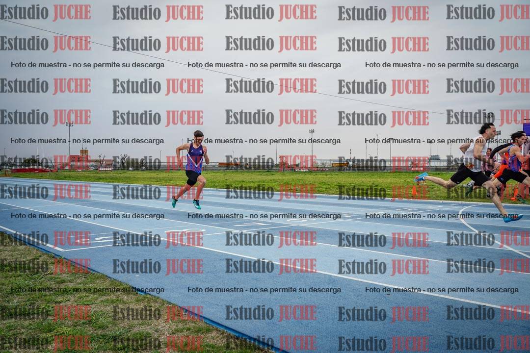 Fotos de los 100 m llanos de varones