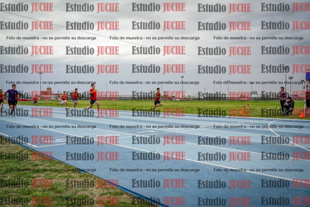 Fotos de los 100 m llanos de varones