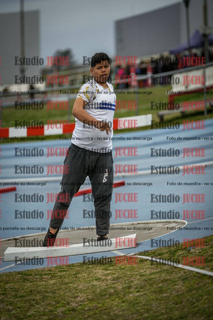 Fotos del lanzamiento de bala de varones