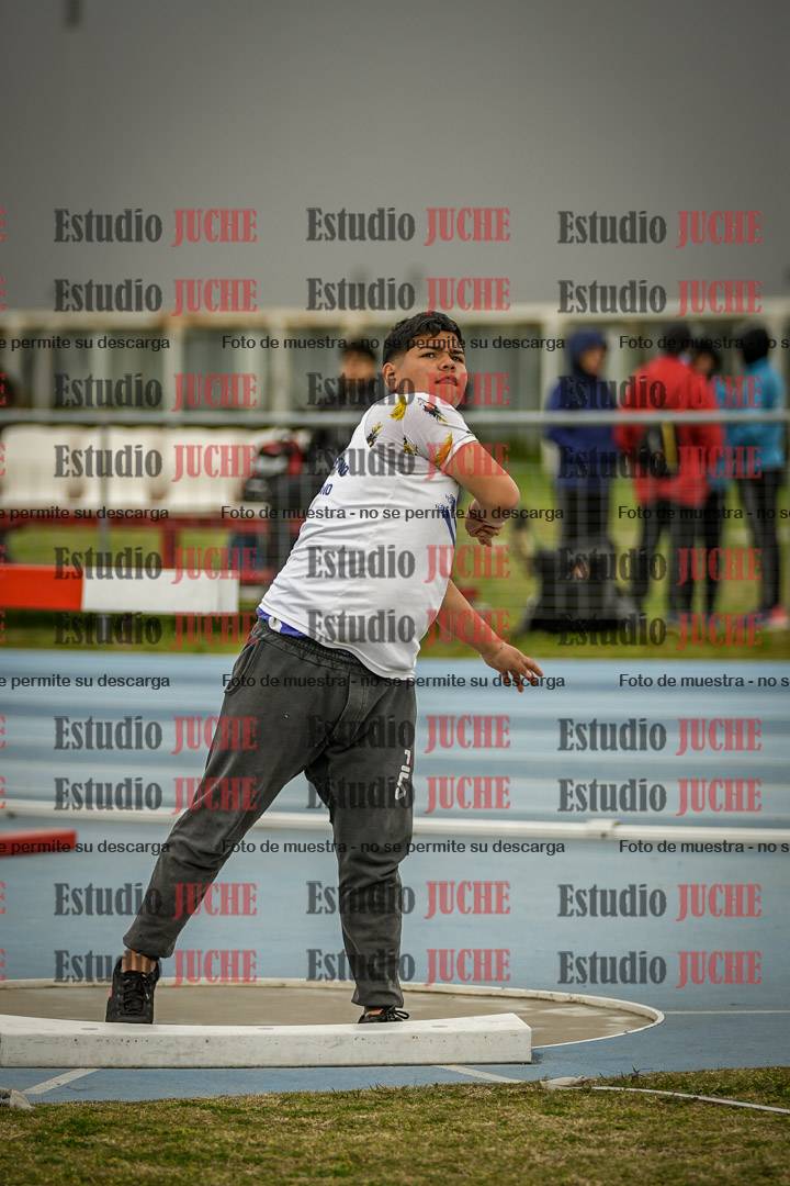 Fotos del lanzamiento de bala de varones