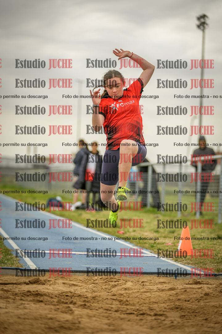 Fotos del salto en largo de mujeres - ambas categorías