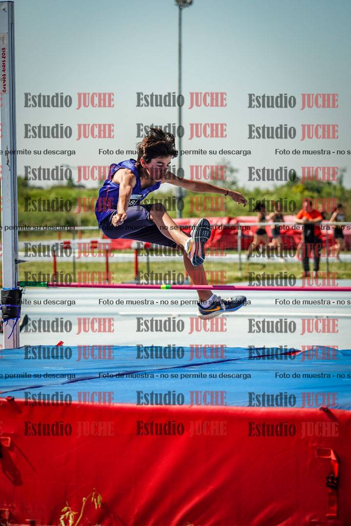 Fotos del salto en alto de mujeres y varones - todos los grupos