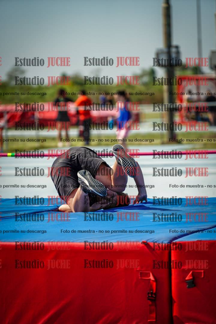 Fotos del salto en alto de mujeres y varones - todos los grupos