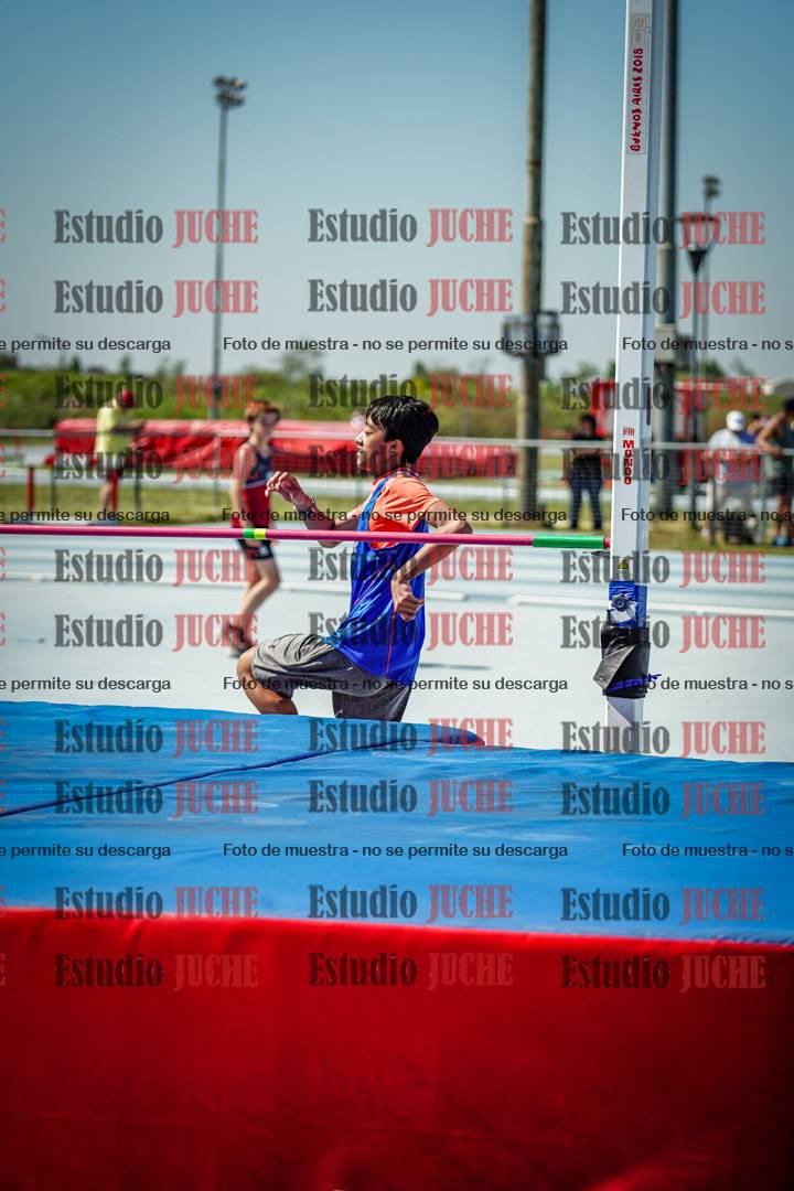 Fotos del salto en alto de mujeres y varones - todos los grupos