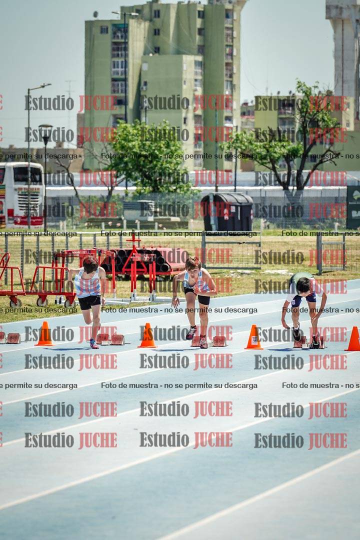 Fotos de los 50 m llanos de varones
