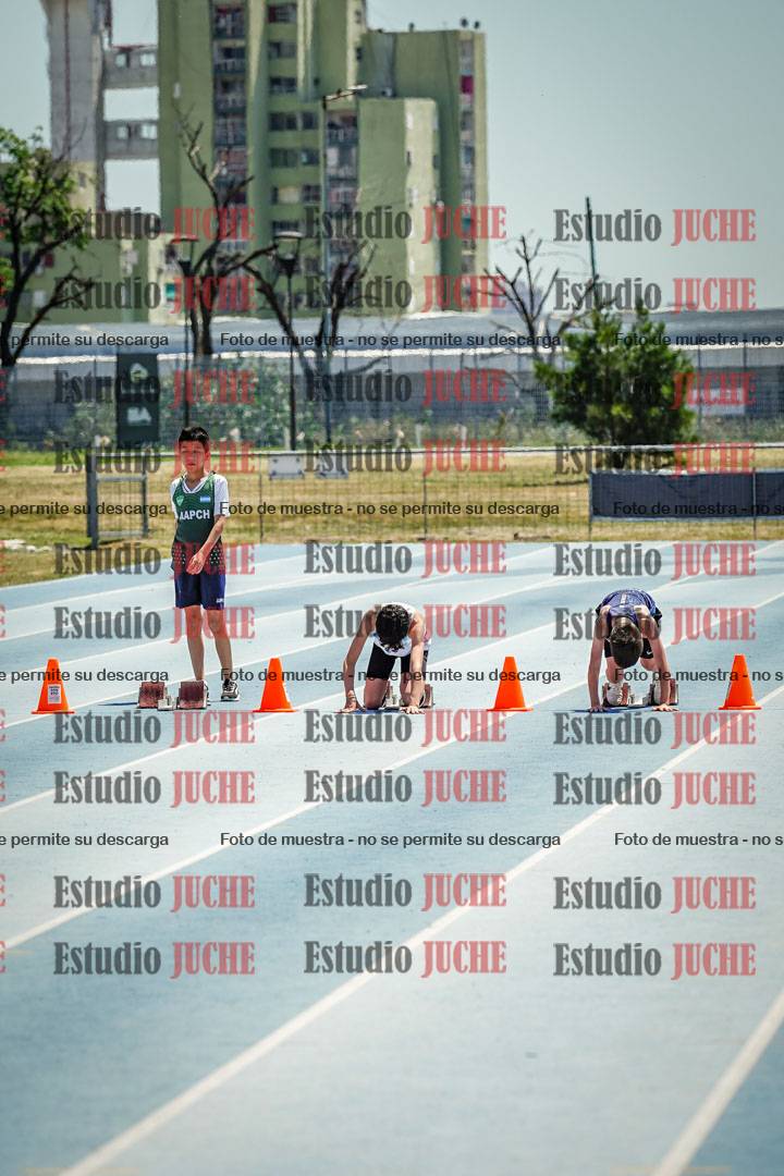 Fotos de los 50 m llanos de varones
