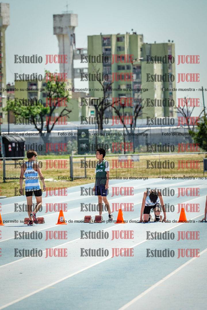 Fotos de los 50 m llanos de varones