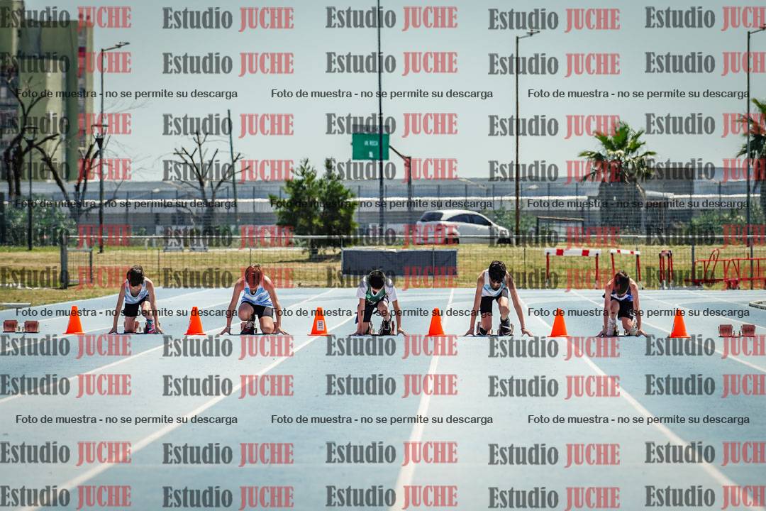 Fotos de los 50 m llanos de varones