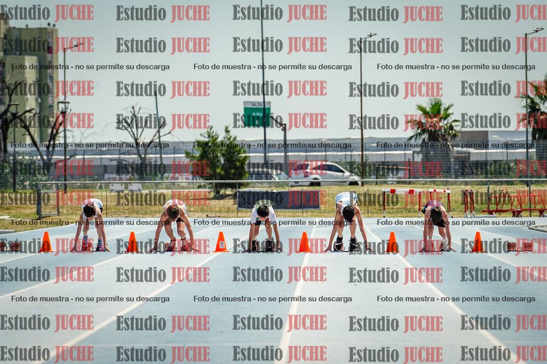 Fotos de los 50 m llanos de varones