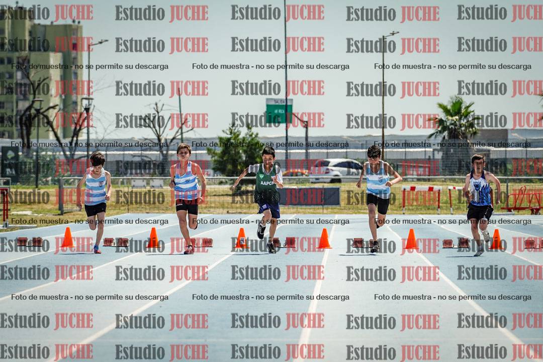 Fotos de los 50 m llanos de varones