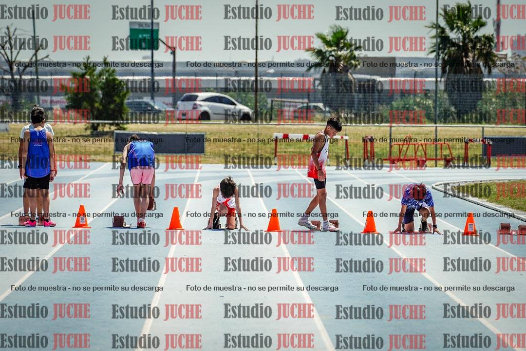 Fotos de los 50 m llanos de varones