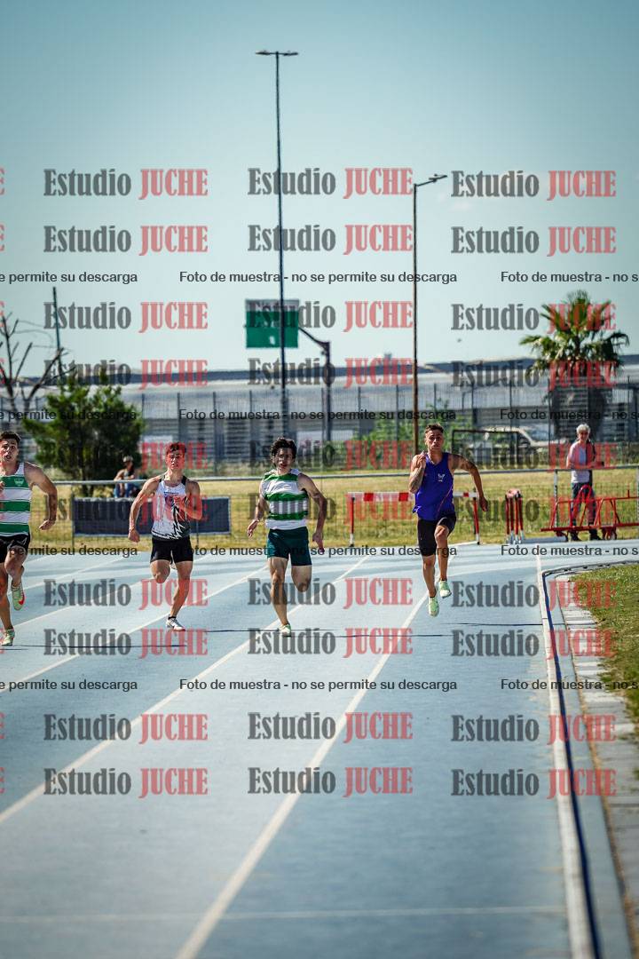 Fotos de los 200 m llanos de varones