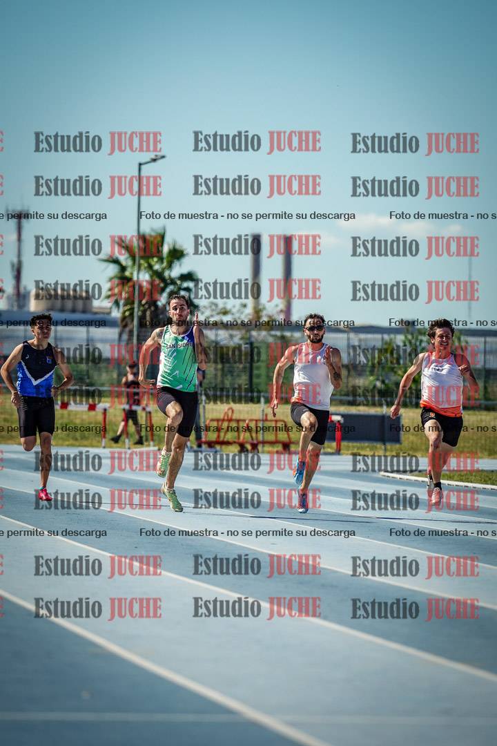 Fotos de los 200 m llanos de varones