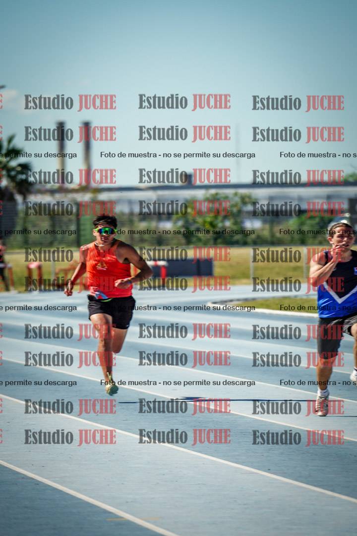 Fotos de los 200 m llanos de varones