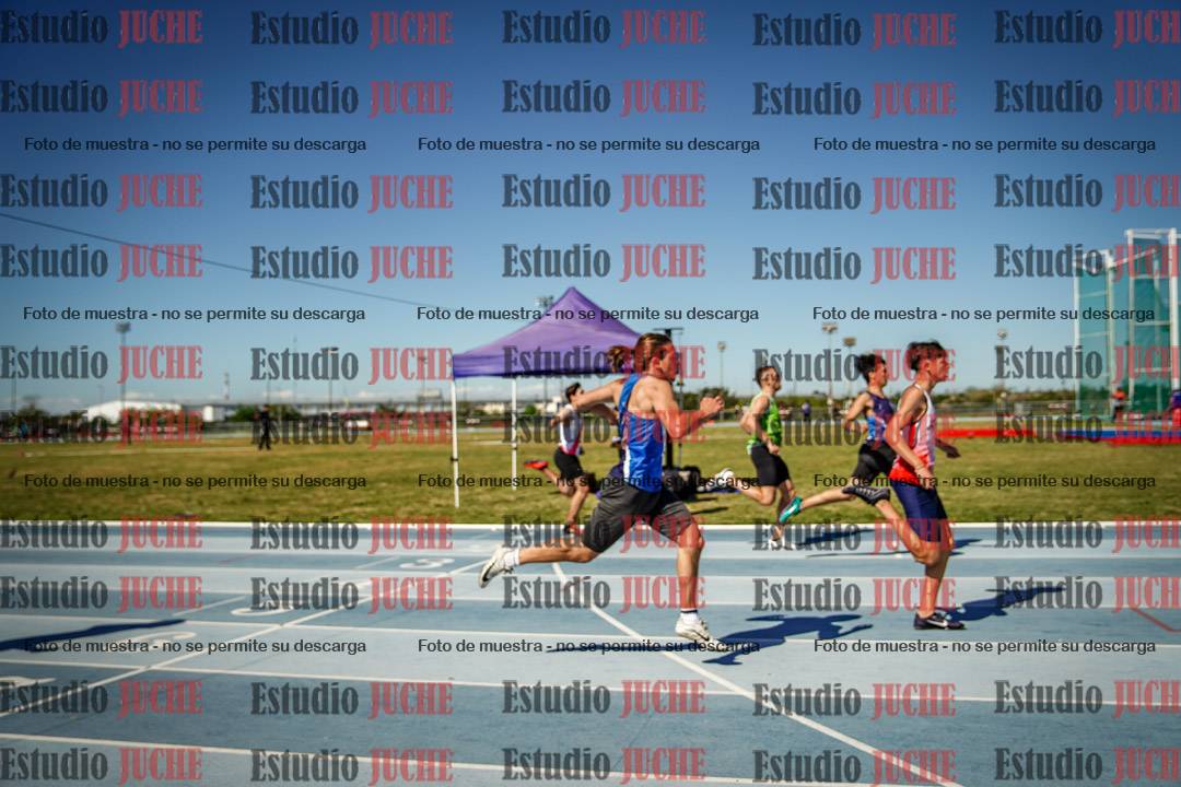 Fotos de los 200 m llanos de varones