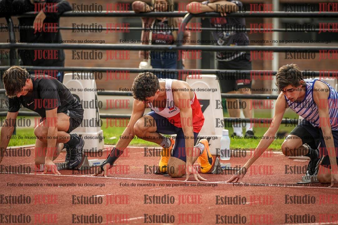 Fotos de los 110 m con vallas de varones - FINAL