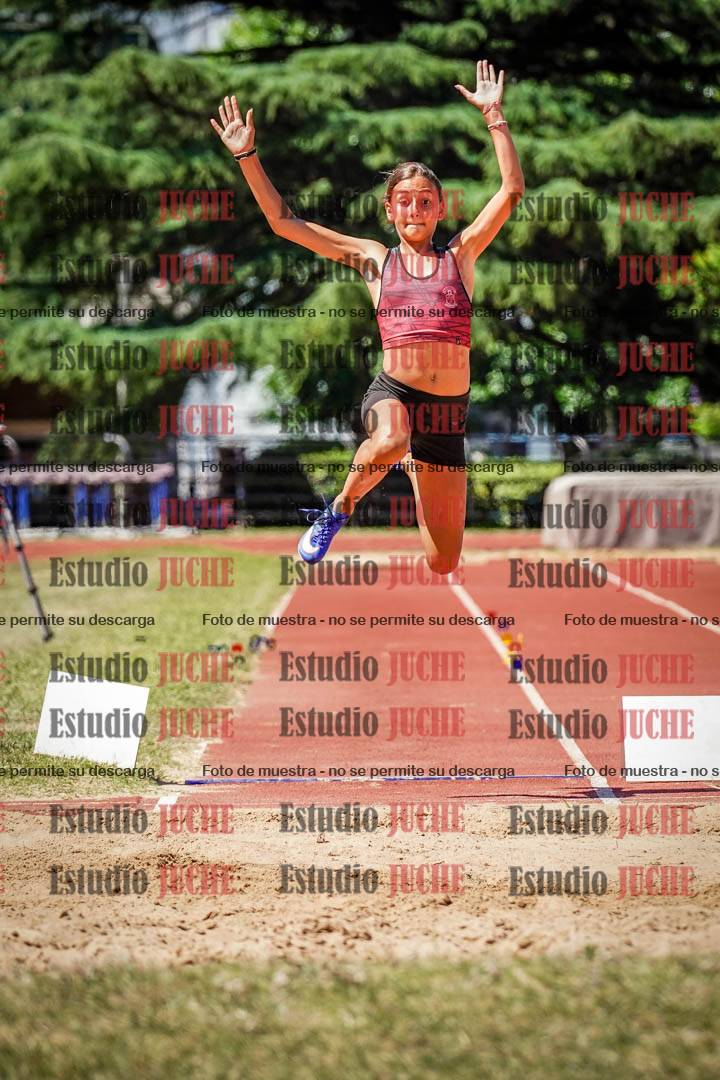 Fotos del salto en largo de mujeres - U14