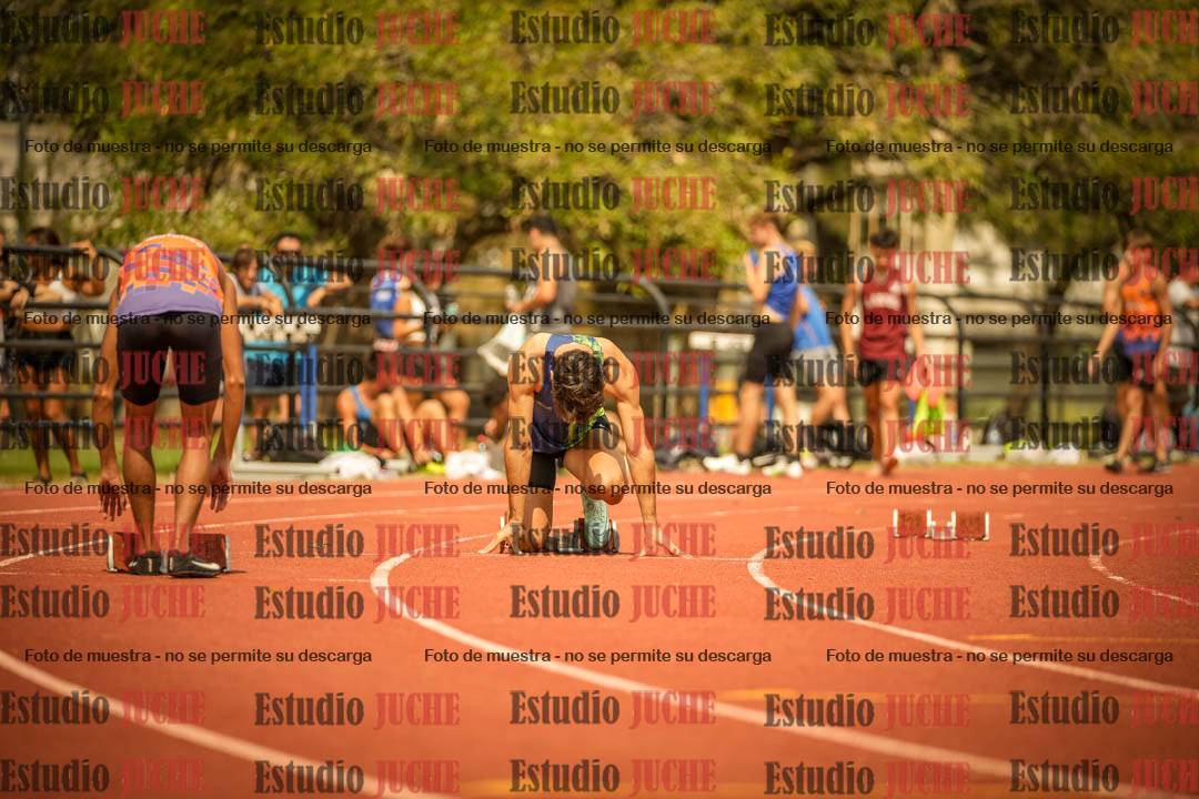 Fotos de los 200 m llanos de varones