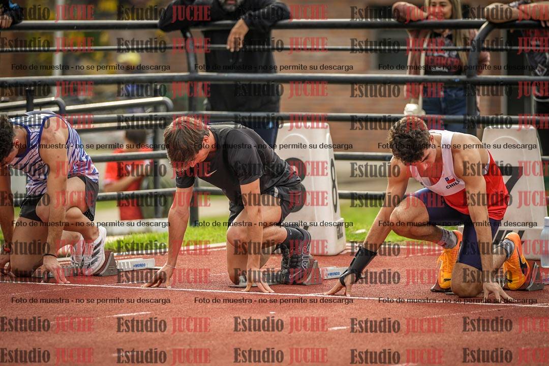 Fotos de los 110 m con vallas de varones - FINAL