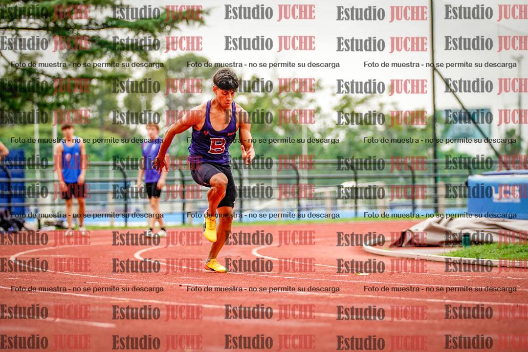 Fotos de los 100 m llanos de varones