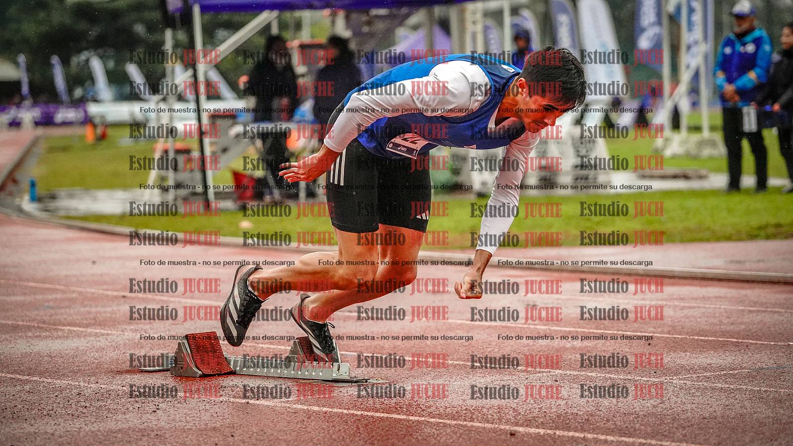 Fotos de los 400 m de varones
