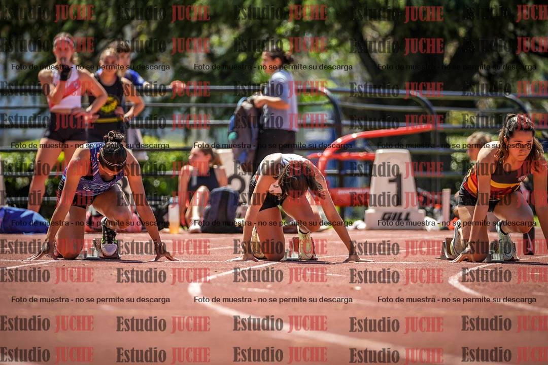 Fotos de los 100 m llanos de mujeres