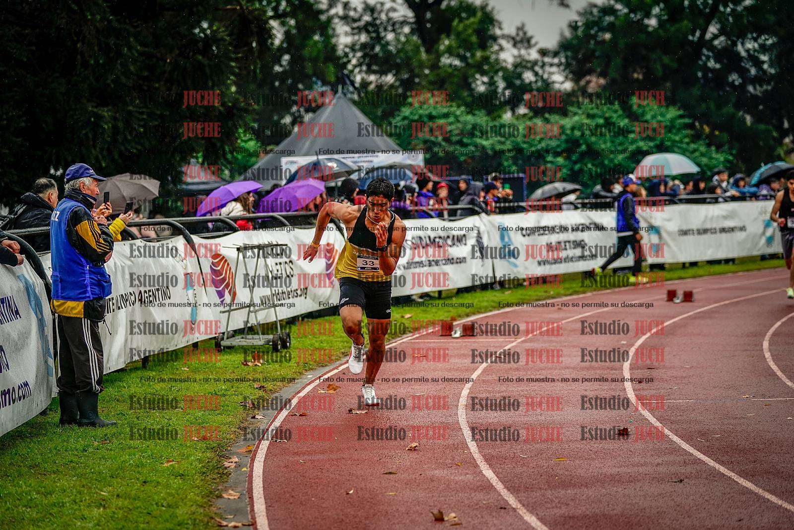 Fotos de los 400 m de varones