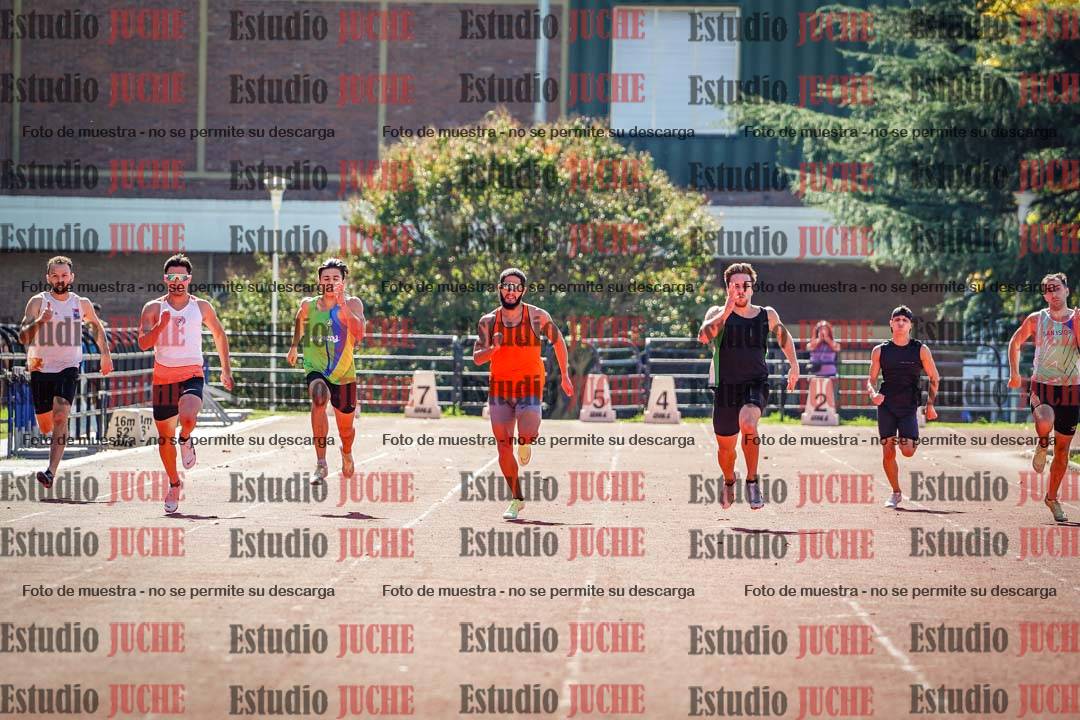 Fotos de los 200 m llanos de varones