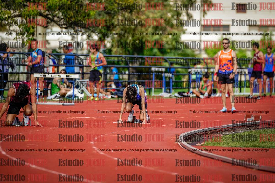 Fotos de los 200 m llanos de varones