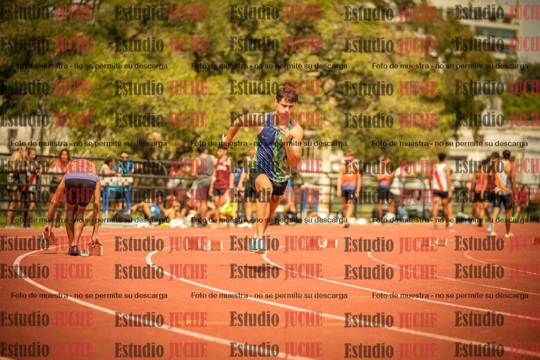 Fotos de los 200 m llanos de varones