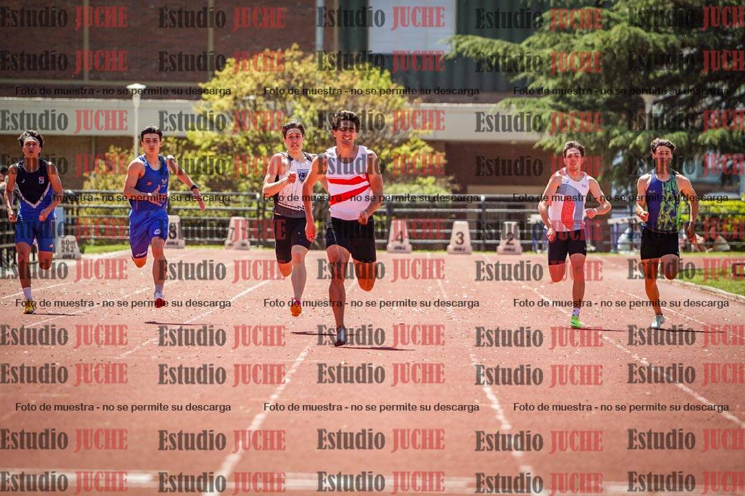 Fotos de los 200 m llanos de varones