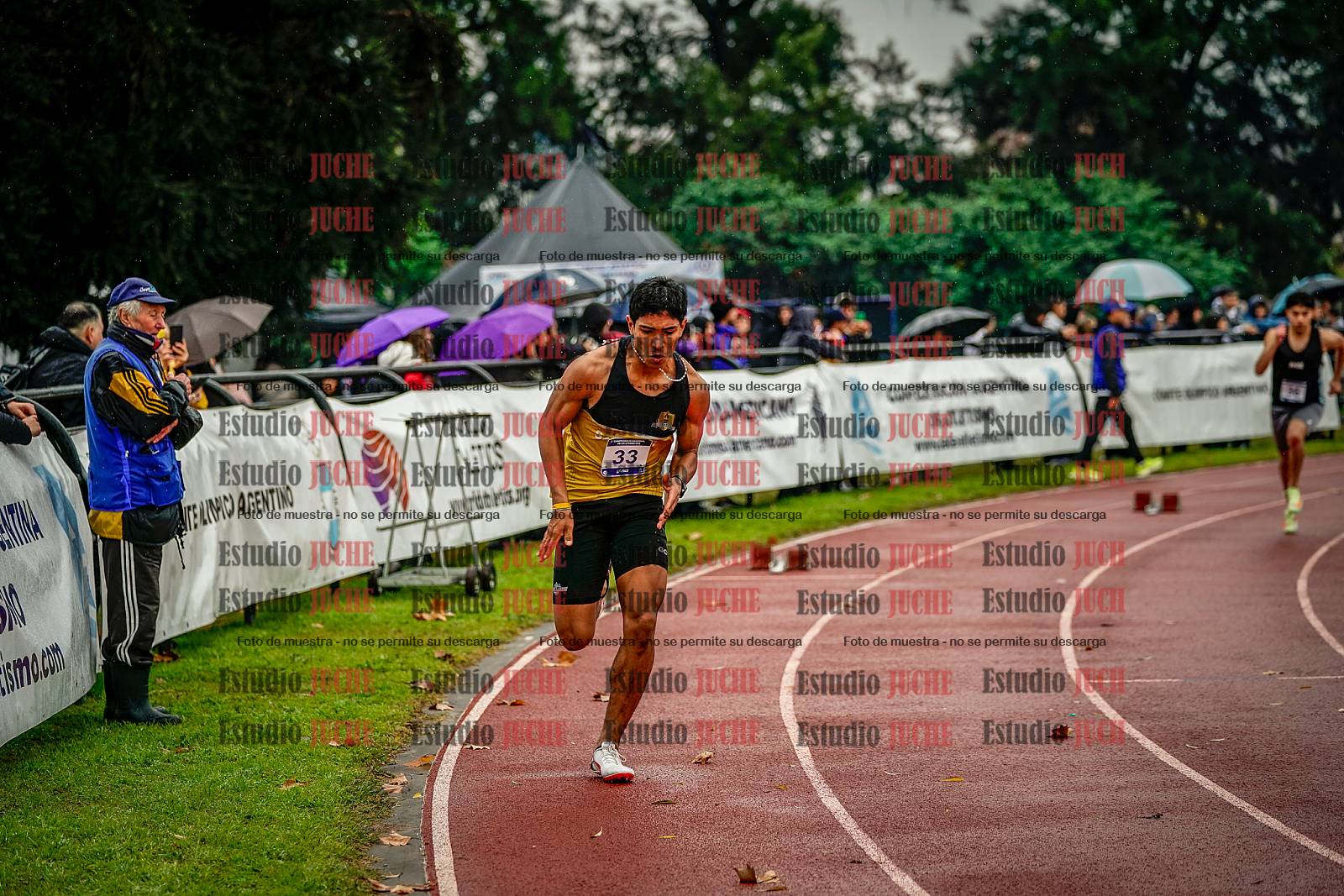 Fotos de los 400 m de varones