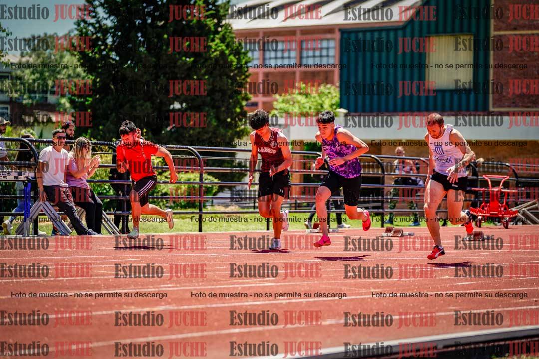Fotos de los 100 m llanos de varones