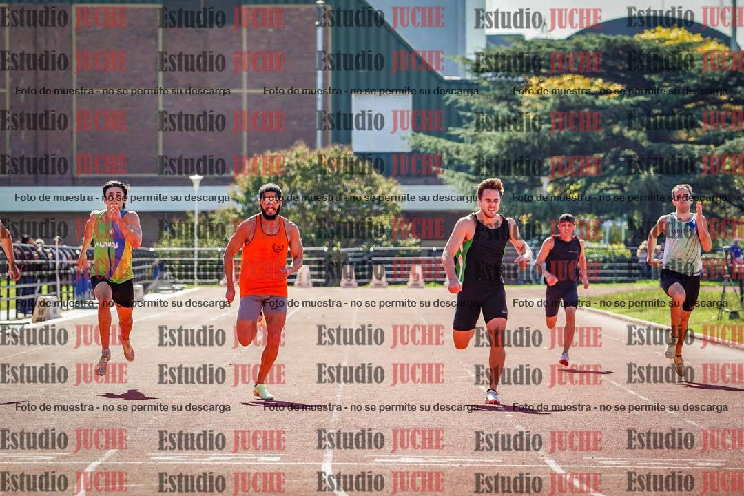 Fotos de los 200 m llanos de varones