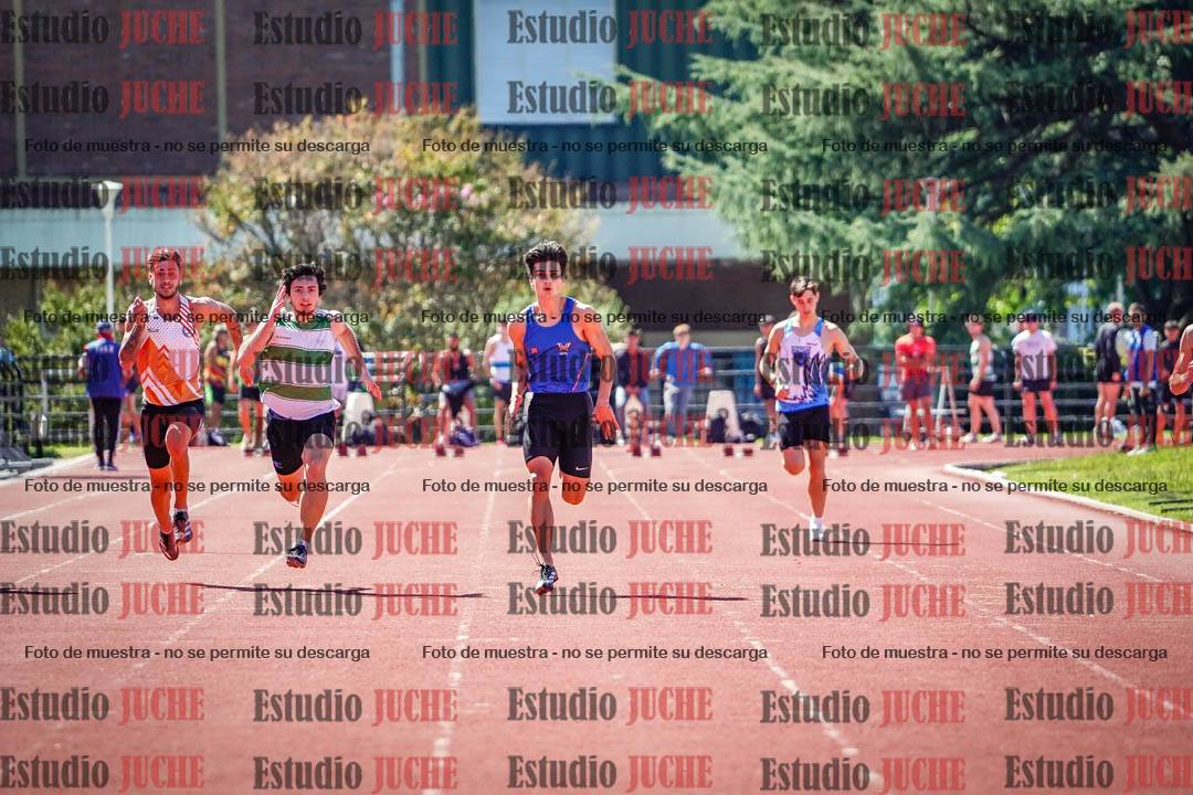 Fotos de los 100 m de varones