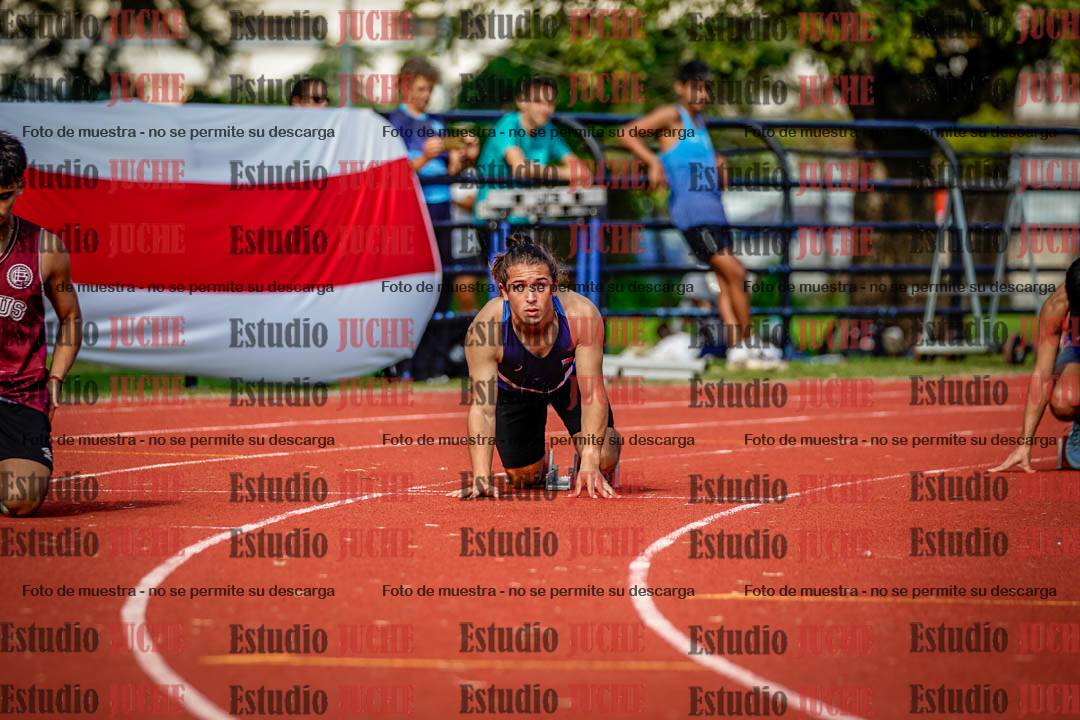Fotos de los 200 m llanos de varones
