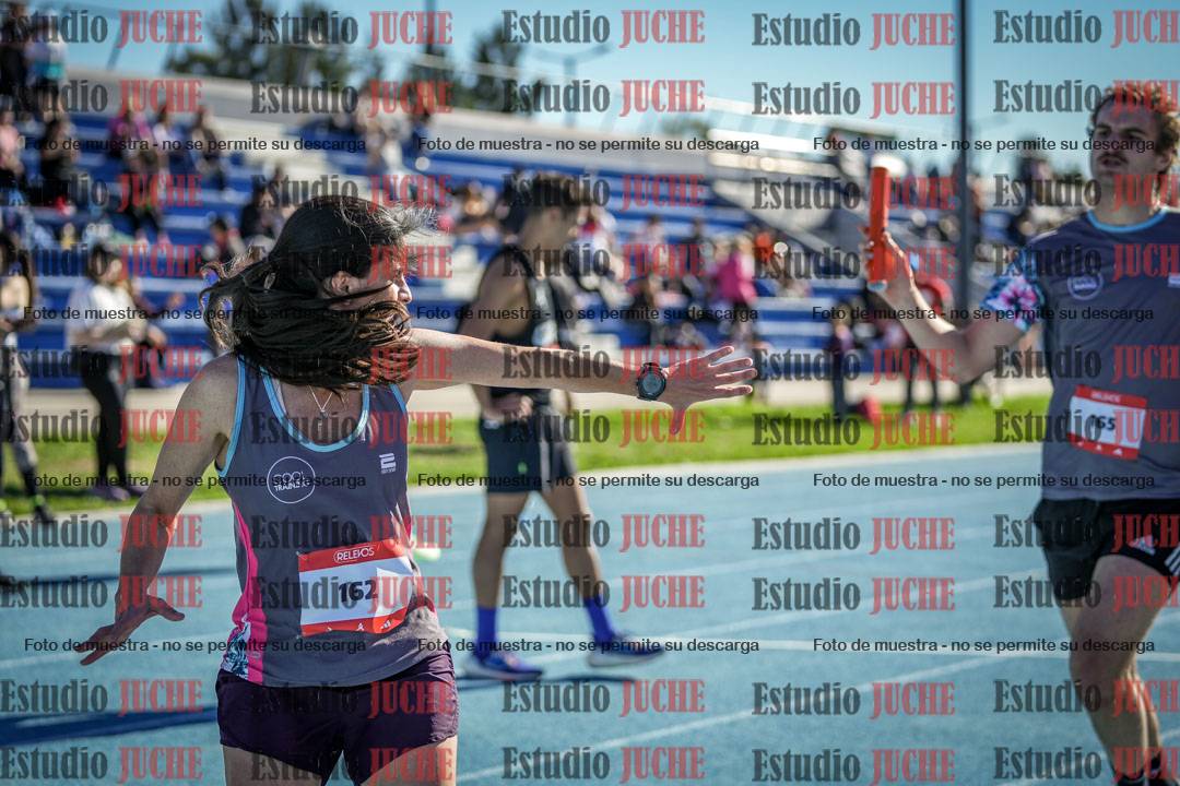 Fotos durante los relevos