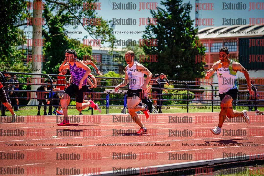 Fotos de los 100 m llanos de varones
