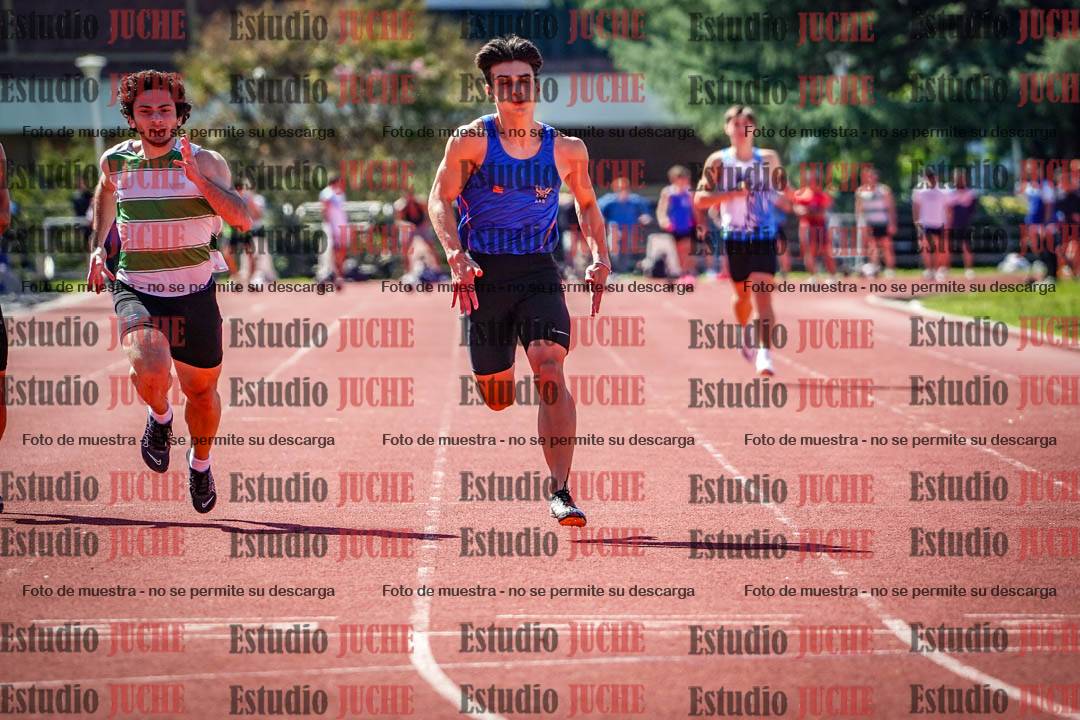 Fotos de los 100 m de varones