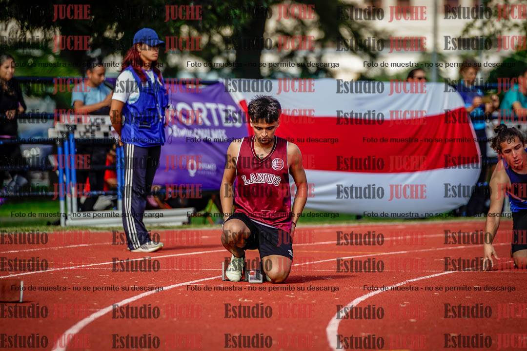 Fotos de los 200 m llanos de varones