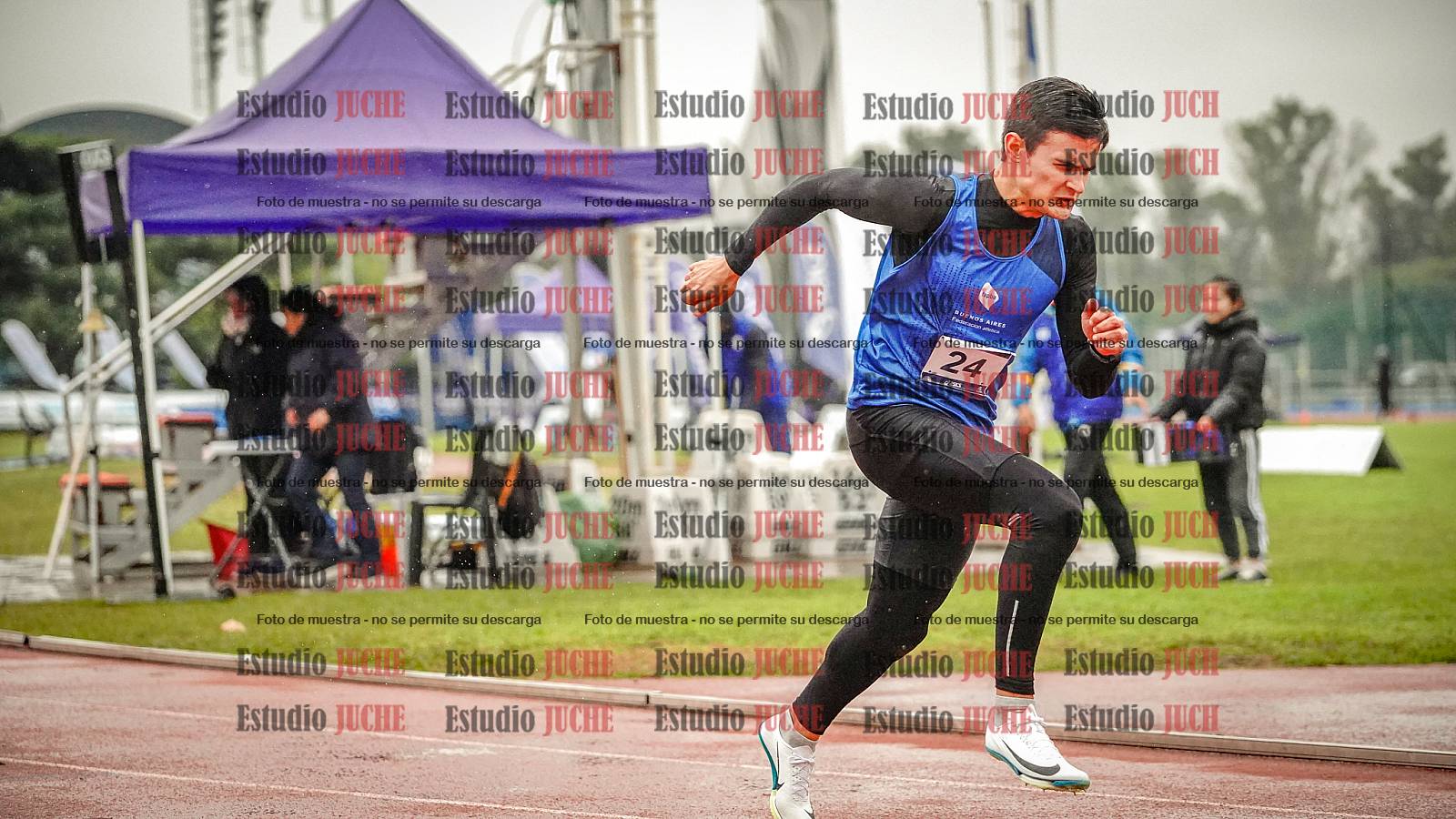 Fotos de los 400 m de varones
